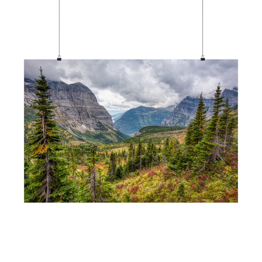 Glacier National Park - Matte Horizontal Poster
