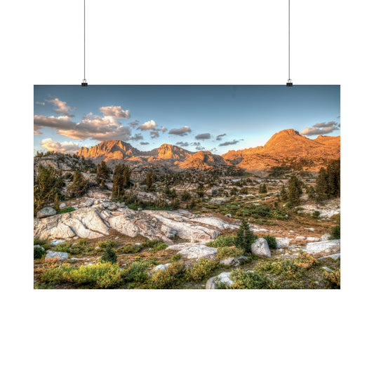 Wind River Range, Wyoming - Matte Horizontal Poster